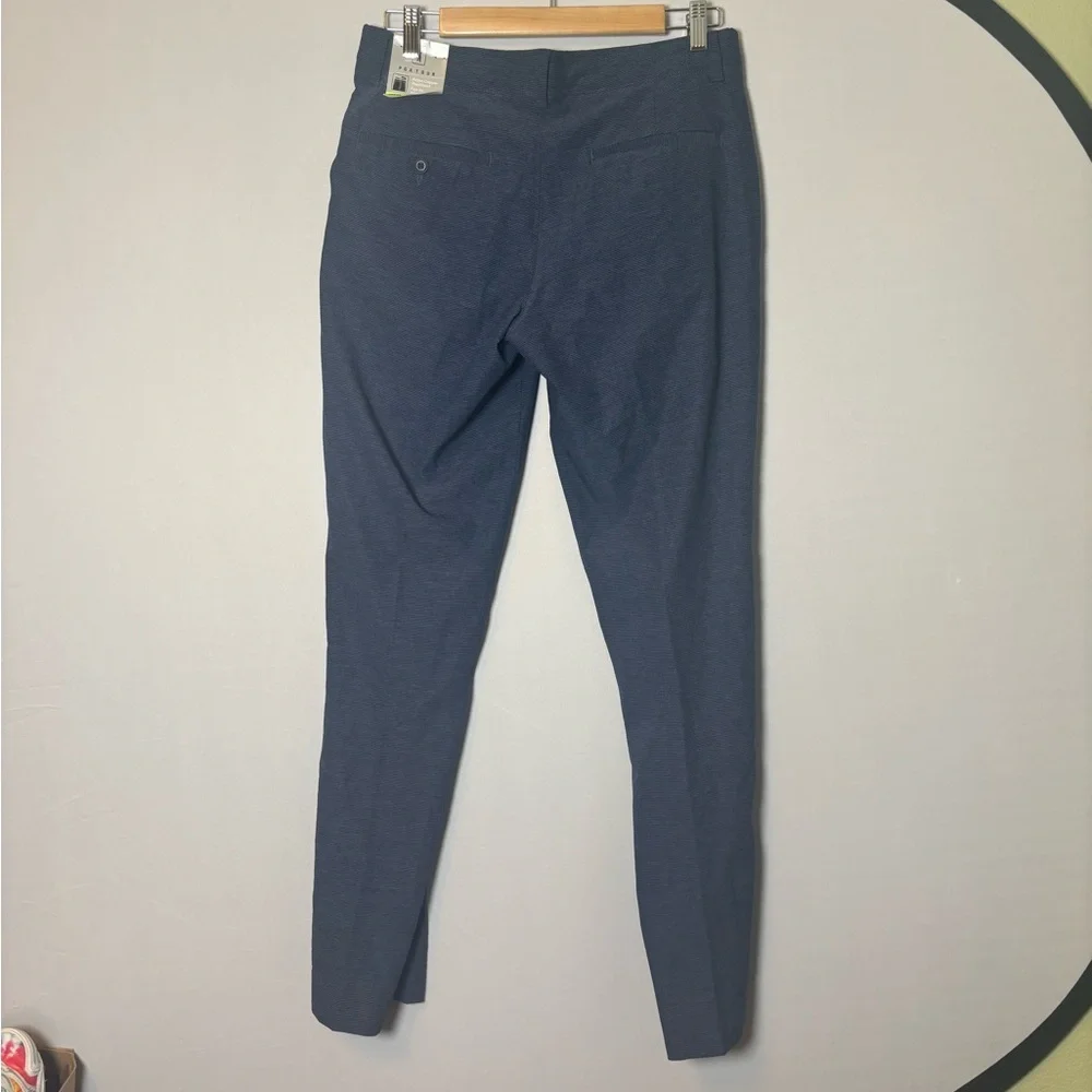 PGA TOURMen's 5 Pocket Heather Golf Pants Peacoat Blue Size 30/32